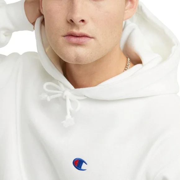 New Champion Pullover Sweater Unisex Small White With Original Logo C . - Picture 5 of 15